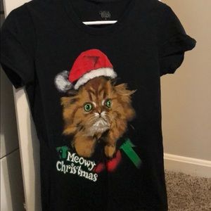 Cat Christmas t •size small